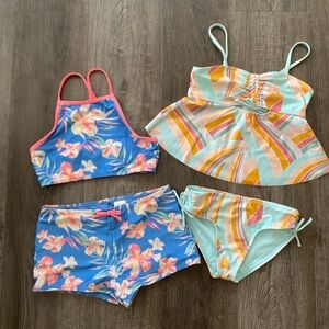 2 Wonder Nation girls bikinis